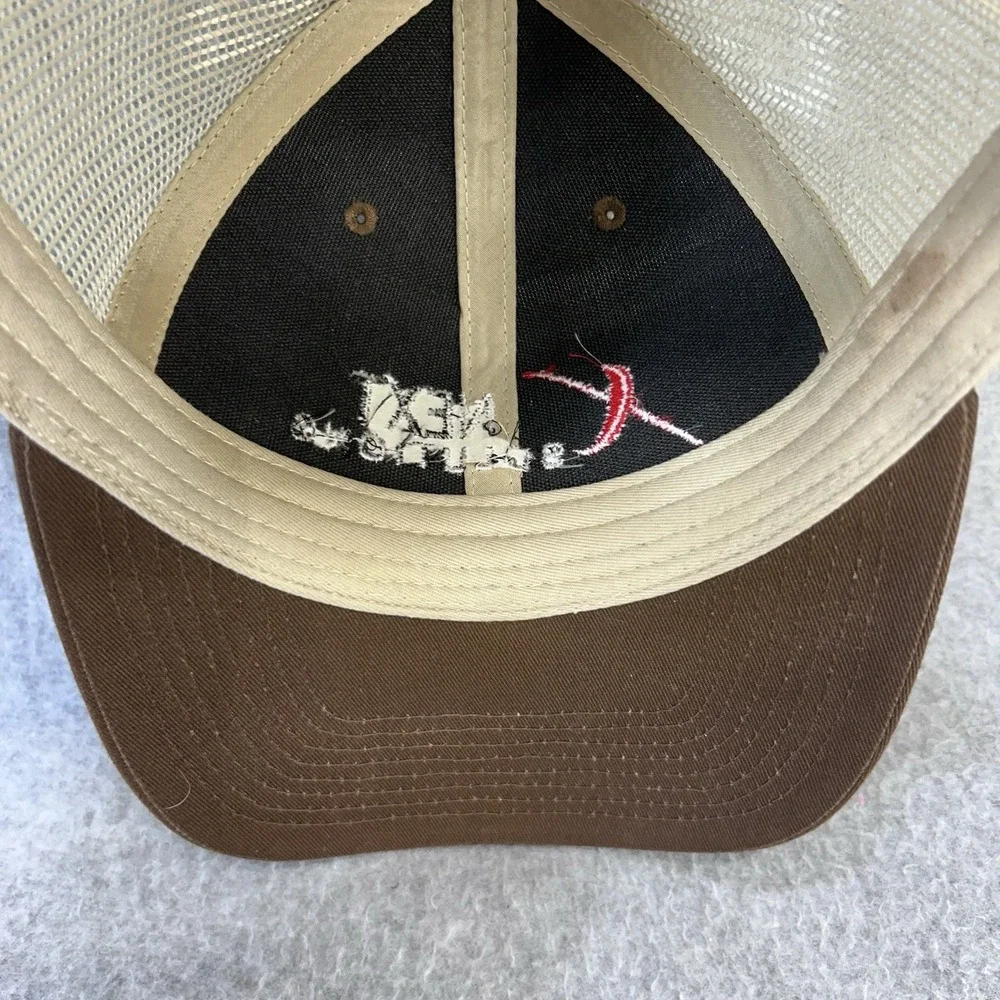 Next‎ Solutions Outdoor Cap Trucker Hat Snapback Brown Tan Mesh Back Adult